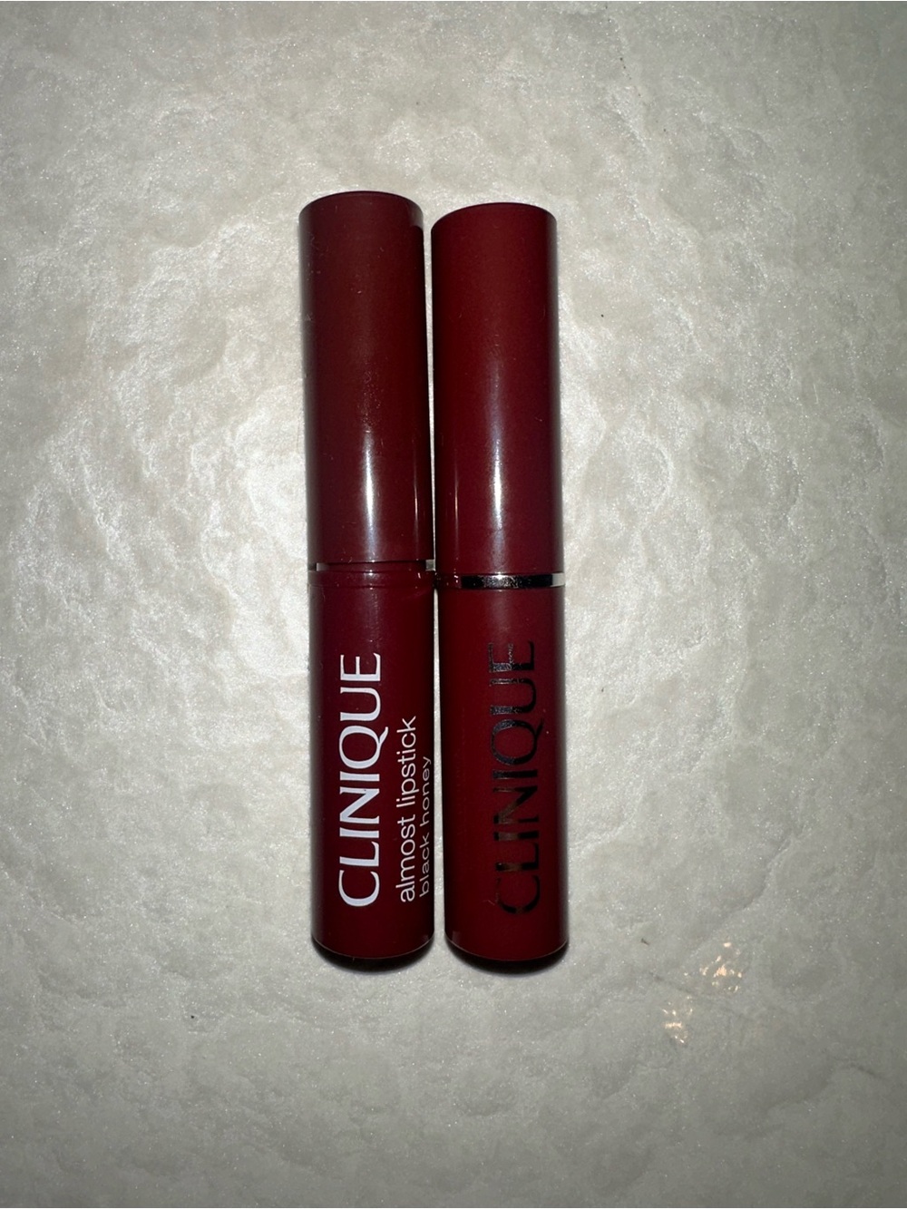 2 Pack -Clinique Almost Lipstick - Black Honey 1.2g Travel Size New Without Box
